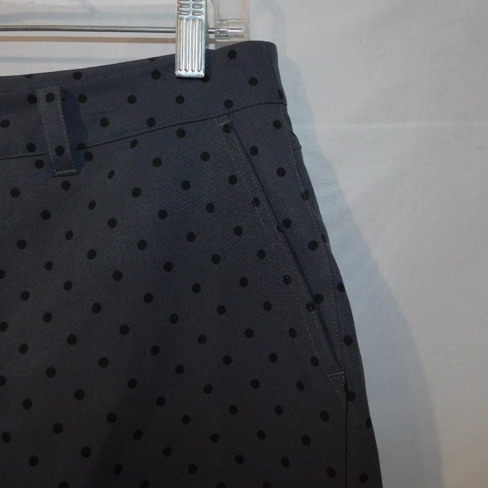 Hudson Bay Company Team Canada GOLF Shorts Gray black Polka Dot Womens 6 - Picture 5 of 9